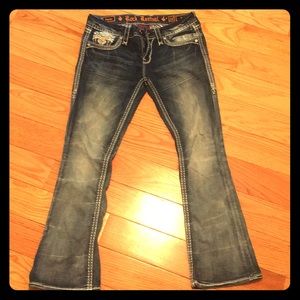 Rock revival jeans size 29 with a 29 inch inseam
